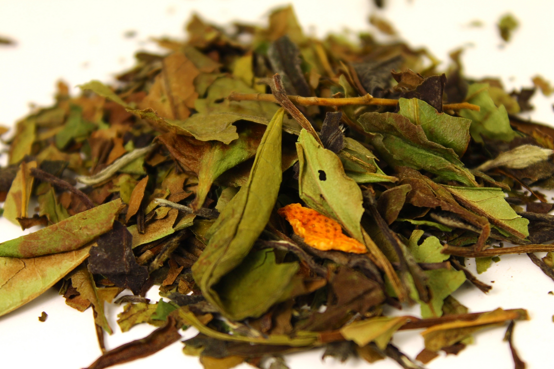 loose leaf tangerine white tea