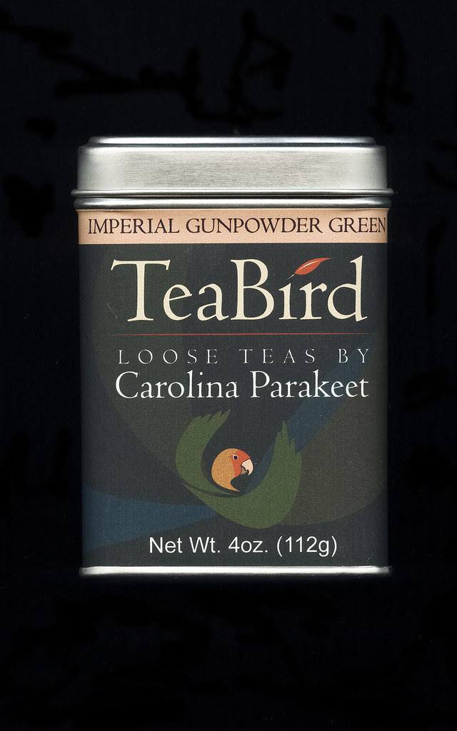 retail Gunpowder Green Tea container